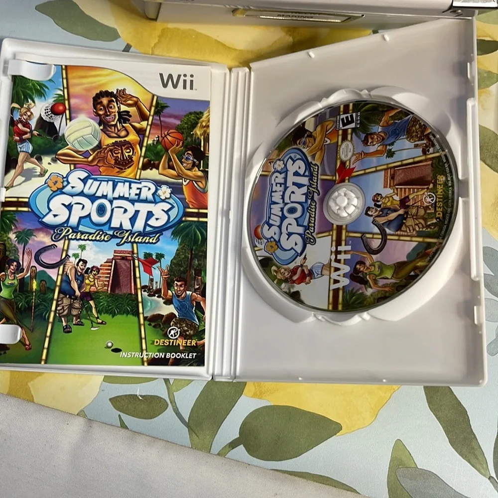Wii Games set of 3 Pictionary, Summer Sports & Disney All Star Party